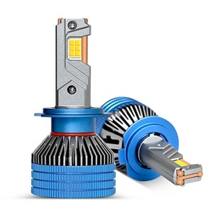 Phare de voiture QZ54 à bas <span class=keywords><strong>prix</strong></span>, phare LED au xénon, aluminium aéronautique, trois tubes en cuivre, ampoule de voiture - Product Image 6
