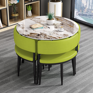 Juego de Comedor Moderno y Duradero de 4 Sillas al por Mayor a Precio de Fábrica, Mesa y Sillas de Comedor para Muebles del Hogar - Product Image 5