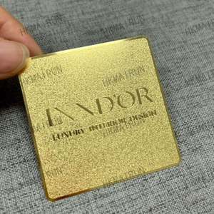 Tarjetas de Visita de Latón Dorado en Blanco para Sublimación, de la Mejor Calidad, Fabricadas en China - Product Image 5