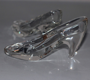 Оптовая продажа, стеклянные тапочки Золушки, обувь в подарок, обувь на высоком каблуке со стразами, статуэтки для свадебных сувениров - Product Image 5