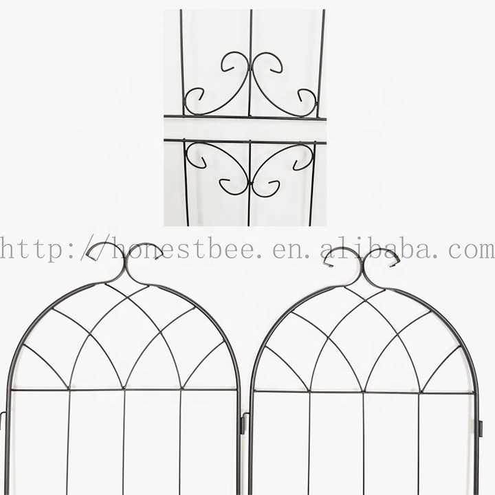 Traliccio Metallico Per Piante Rampicanti BOOXMIMI - 3 Pezzi Per Vasi Da Giardino