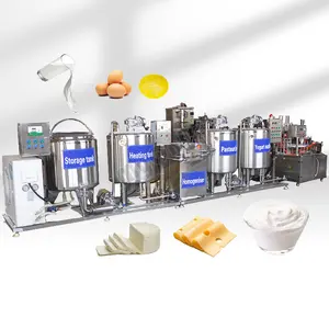Full Automatic Small Milk Process Equipment Milk Sterilizer Pasteurizer 2000L with Instant Chiller