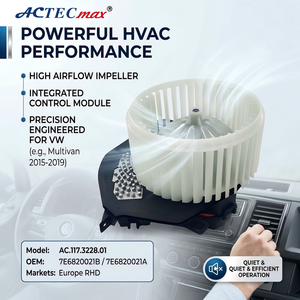 Motor <span class=keywords><strong>de</strong></span> Ventilador Interior con Módulo <span class=keywords><strong>de</strong></span> Control ACTECmax RHD OE 7E6820021B 7E6820021A para VW T6 California Caravelle Multivan - Product Image 1