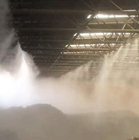 Bomba de agua de máquina de nebulización de enfriamiento al aire libre de alta presión con pulverizador de niebla de supresión de polvo