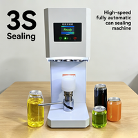 Machine de scellage rotative semi-automatique commerciale pour canettes, café, jus | Machine de scellage manuelle pour bouteilles en plastique et boîtes de conserve