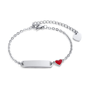 Pulsera ajustable de acero inoxidable 316L resistente al agua y al deslustre, chapada en oro de 14K y 18K, para niñas, niños y bebés. - Product Image 5