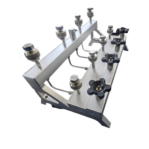 8 in 1 Druck kalibrierung verteiler manometer satz Pneumatischer/hydraulischer Krümmer manometer satz - Product Image 1