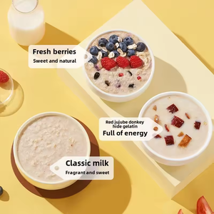 โจ๊ก<span class=keywords><strong>ข้าว</strong></span><span class=keywords><strong>โอ๊ต</strong></span>ปราศจากข้าวรสนมคลาสสิก40กรัมถ้วยอาหารเช้าที่มีคุณค่าทางโภชนาการสำเร็จรูปพร้อมรับประทานไม่ชง - Product Image 5