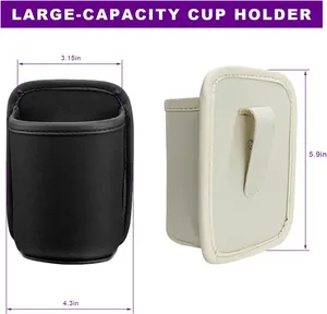 Organizador Universal para Coche: Soporte de Vaso con Clip para Puerta y Respaldo de Asiento, Caja de Almacenamiento para Bebidas y Bolsillo Organizador - Product Image 6
