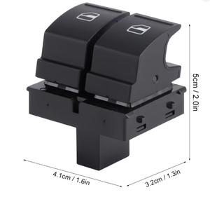 สวิตช์ควบคุมกระจกไฟฟ้ารถยนต์ 1K3959857 สำหรับรถยนต์ VW <span class=keywords><strong>Caddy</strong></span> 2K <span class=keywords><strong>Jetta</strong></span> EOS Golf MK5 Passat B6 1K3959857A 2K0959857A - Product Image 6