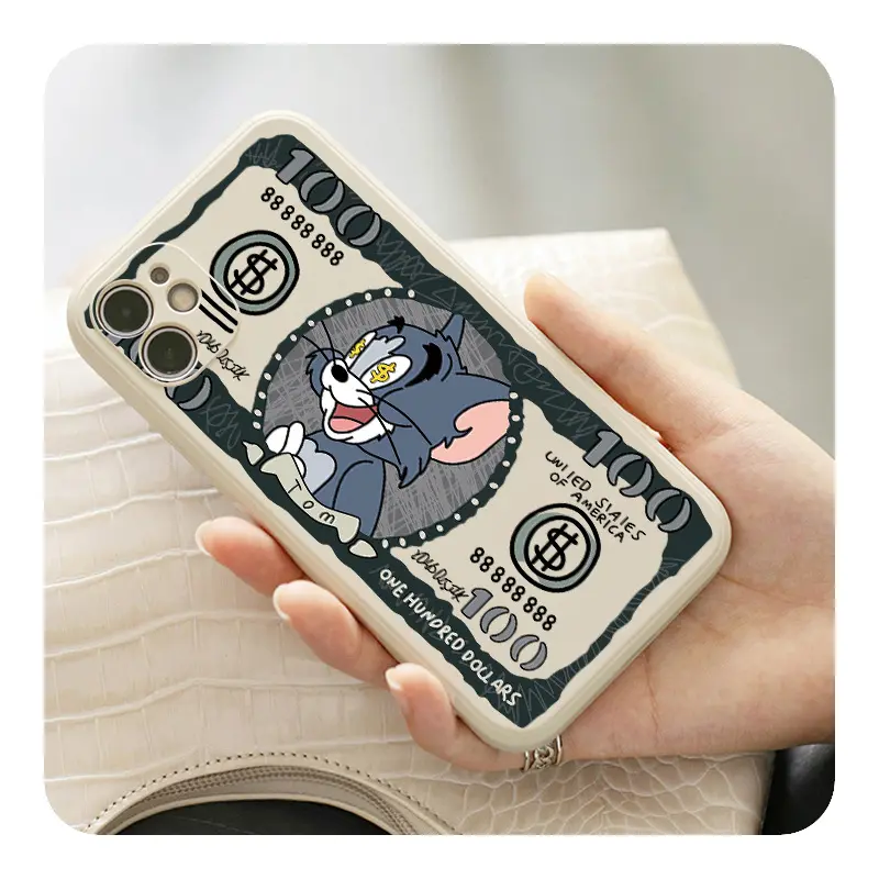 Силиконовый гелевый милый чехол для телефона с рисунком Тома кота для iphone