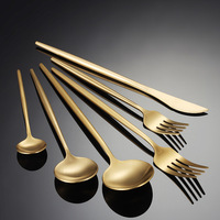 Ensemble de couverts de style nordique en acier inoxydable poli miroir réutilisable-fourchette couteau cuillère cuillère à thé pour mariages hôtels restaurants