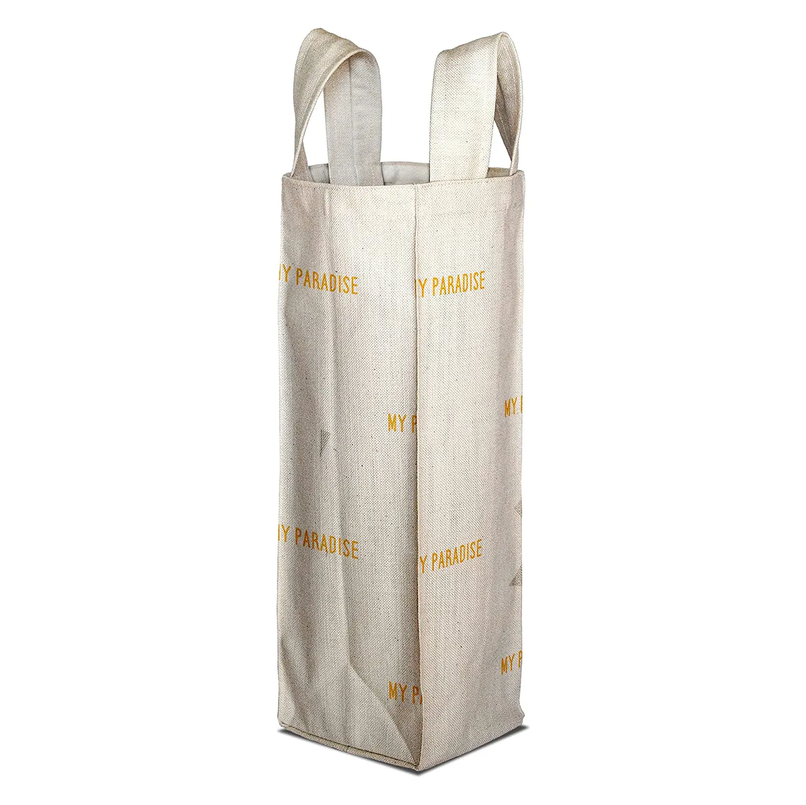 공장 도매 저렴한 가격 포장 저장 라이너 삼베 선물 사용자 정의 로고 토트 황마 와인 가방