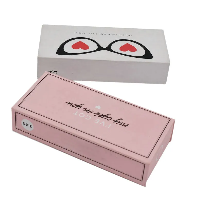 Özel Logo gözlük kutusu kağıt karton kutu sunglass gözlük durumda gözlük kutusu