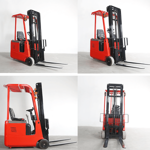 Klein Personeelsbestand Driepunts Elektrische Stapelaar 3 Wielen 1T/1.5T/2T Capaciteit Smal Gangpad Werk Triplex Mast Vorkheftrucks Pallet Retail - Product Image 6