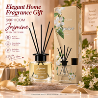 Diffuseur de parfum sur mesure 120 ml avec étiquette de bouteille personnalisée, parfum et boîte pour programme de développement de marque de luxe