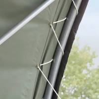 Abri Conex à structure simple 26x20 pieds avec paroi arrière en PVC 610g/m²