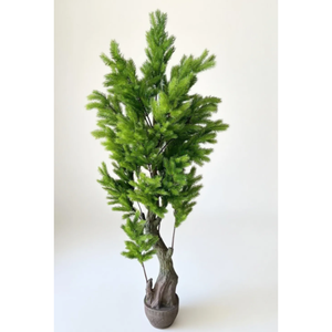 ต้นสนเทียมสำหรับตกแต่งงานแต่งงานต้นไม้เทียมสารหน่วงไฟ OEM & ODM - Product Image 4