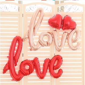 Globo de Aluminio con Letras LOVE de <span class=keywords><strong>108</strong></span> cm, Decoración para Bodas, San Valentín, Aniversarios, Cumpleaños, Accesorios para Fotos, Globos de <span class=keywords><strong>Aire</strong></span> - Product Image 5