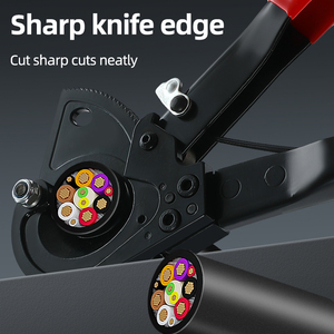 <span class=keywords><strong>Coupe</strong></span>-câbles à cliquet DAJATOOLS HS-325A pour câbles cuivre-aluminium 240 mm² - Product Image 4