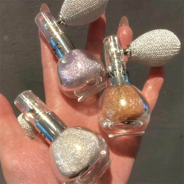 Bling vegan highlighter trucco all'ingrosso glitter 3d divertente di alta qualità viso corpo vegan evidenziatore spray