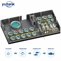 Sortie de trop-plein durable en PP de qualité alimentaire pour bassin d'aquaculture, haute résistance, pour élevage de poissons, utilisation intérieure et extérieure, équipement d'aquaculture