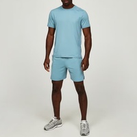 Shorts de course pour homme, ensembles de survêtements de gym, t-shirts et shorts, ensembles de jogging, shorts d'extérieur