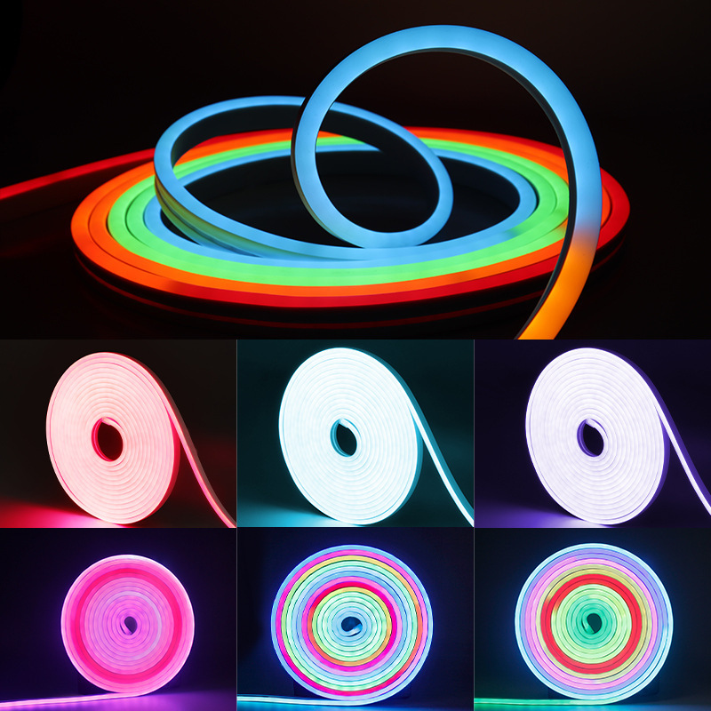 Waterproof Rgb Magic Color Led Neon Light 5m Flexible Soft Rope Strip High Brightness for Bedroom Living Gaming Room Party · image 4