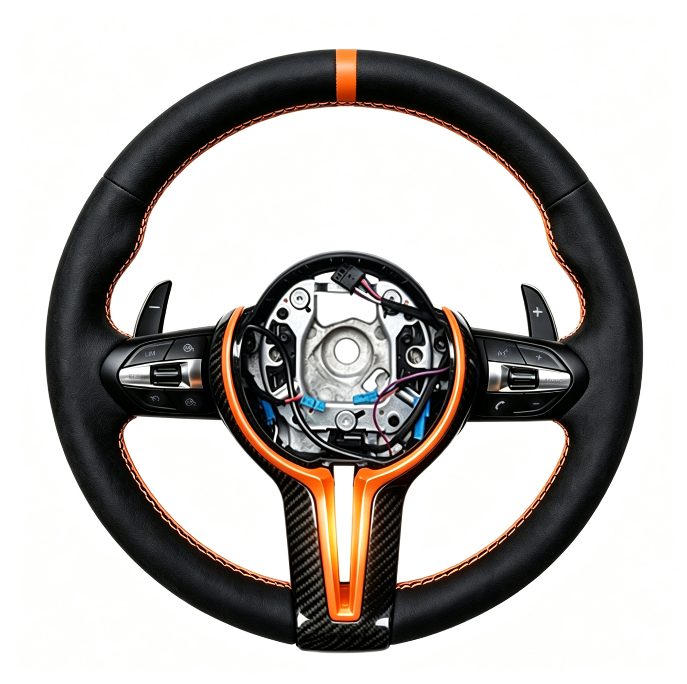 Orange+Carbon Fiber Frame+Paddle
