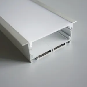 Perfil de alumínio led grande linear largura 90mm, perfil de alumínio da luz da extrusão do led para tiras