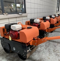 Mini rouleau compresseur hydraulique, nouveau rouleau vibratoire à double tambour pour l'asphalte, à vendre