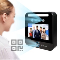 TIMY TM-AI03QR Sistema de Control de Acceso y Asistencia con Reconocimiento Facial Biométrico, Pantalla de 5 Pulgadas, Escáner de Código QR, 50000