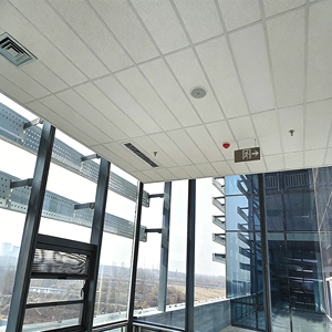 แผ่นใยแก้วซุปเปอร์อะคูสติก OEM แผ่นใยหินสำหรับฝ้าเพดาน - Product Image 5