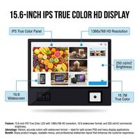 POS-терминал Sandu 15.6" с сенсорным IPS-экраном, все в одном |   Intel Core I5 8 ГБ 128 ГБ SSD Windows 10/Android |   Сканер штрих-кодов NFC