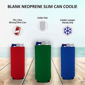 Oferta Especial: Fundas de Neopreno Delgadas para Latas, Personalizables, para Latas de Refresco, Portavasos Plegables - Product Image 3