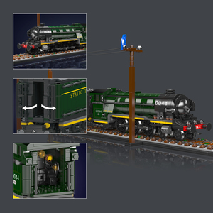 Yuxing Model King Flagship Store Blocchi da Costruzione Cinesi <span class=keywords><strong>Treno</strong></span> Ferroviario <span class=keywords><strong>Animali</strong></span> Natura 40 Pezzi Altri Materiali Giocattolo per Ragazzi Modello Assemblabile - Product Image 3