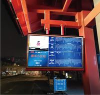 Señalización Digital para Paradas de Autobús, Colgante, de Doble Cara, Pantalla LCD/LED para Publicidad, Legible bajo la Luz Solar, IP66