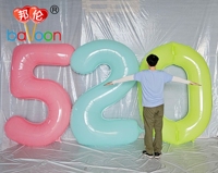 Ballon géant personnalisé en nylon coloré de 2 m, en PA+PE, pour la décoration de fêtes, anniversaires, Saint-Valentin et mariages