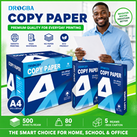 Papel de Copia A4 de Alta Luminosidad 75/80/100GSM, Papel para Impresora de Oficina, Bajo en Polvo, Grosor Uniforme, Paquete Personalizado para Pedidos al por Mayor de Oficina