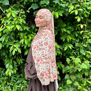 Châle Écharpe de Luxe Sharut, 59 Couleurs, en Jersey Imprimé pour <span class=keywords><strong>Femme</strong></span> Musulmane – Hijab en Coton Premium à Motifs Floraux, Collection 2026 - Product Image 2