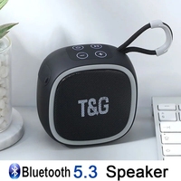 Speaker Mini Portabel TG659 BT 5.3 5W Bass Nirkabel Outdoor TF/U Disk USB AUX Kontrol Sentuh Kompatibel Android/iOS 500mAh