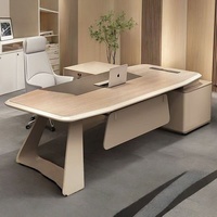 Ensemble de bureau de direction haut de gamme, ergonomique, durable, moderne et premium, avec chaise, facile à assembler