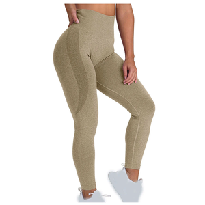 Leggings de Yoga Sin Costuras, Cintura Alta, Compresión, Pantalones Deportivos para Gimnasio, Entrenamiento, Running y Estilo de Vida Activo - Product Image 6
