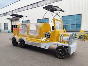 รถลิมูซีนโบราณสำหรับงานศพ รถพ่วงศพแบบใหม่ รถม้าไฟฟ้าสำหรับงานศพ รถพ่วงโลงศพ - Product Image 5