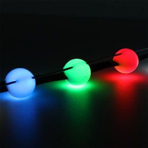 Luces LED RGB WS2815 de 12v para Exteriores, Guirnalda de Luces de Píxeles Esféricos 3D, Luces de Cortina LED para Navidad - Product Image 5