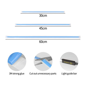 ไฟ LED DRL แบบบางพิเศษสำหรับรถยนต์ แถบไฟนำแสงสองสี ไฟเลี้ยวแบบยืดหยุ่นหลายสีสำหรับรถยนต์ - Product Image 4