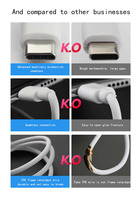 Kabel Data USB 3.0 ke USB-C Tembaga Murni Berkualitas Tinggi 5A Pengisian Cepat dengan Logo Kustom Vytech untuk iPhone/iOS & Komputer