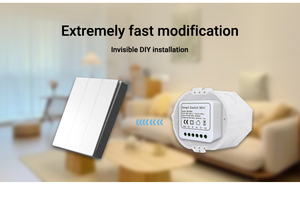 Módulo de interruptor inteligente de pared para el hogar, enchufe de luz inteligente con WiFi, enchufe de retroadaptación extremadamente rápida con Homekit - Product Image 5