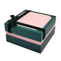 Boîte cadeau rigide en papier écologique de luxe avec impression de logo personnalisé, finition mate, pour ensemble de soins de la peau, avec couvercle magnétique.
