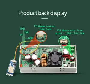 Kit de fuente de alimentación CC estabilizada CNC XY6008, 60V/8A/480W, reductor de voltaje y corriente constante - Product Image 4